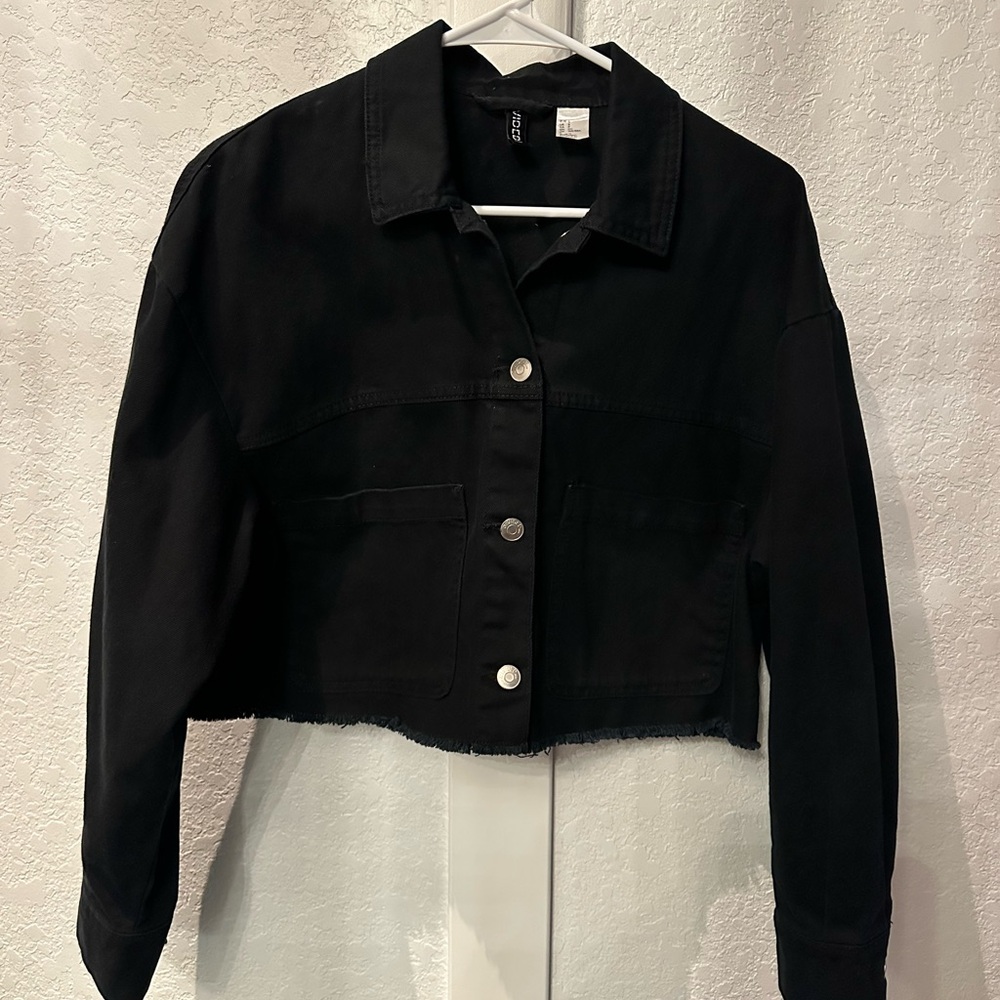 H&M Black Denim Jacket